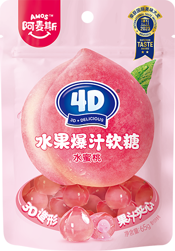 阿麦斯4D水果爆汁(水蜜桃)